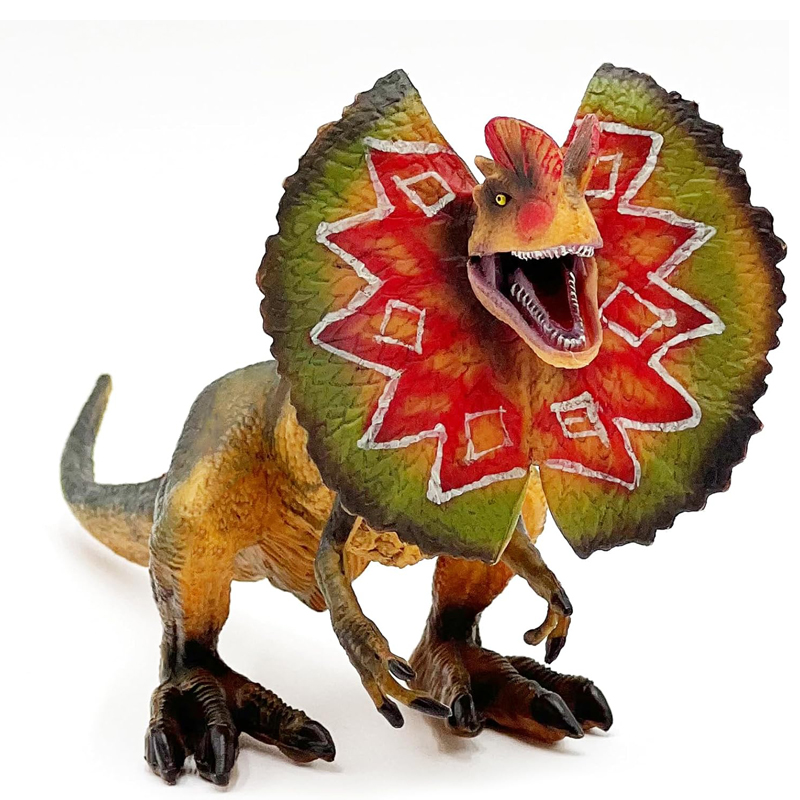 Party Games Animals - Zabawka Dilophosaurus, zabawka dinozaura z ruchomymi