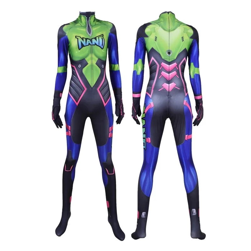 Nowy strój cosplay D.Va Nano C – Party Games Youtube recenzja i cena